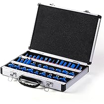 Amazon | トリマービット ルータービット 35本 セット 軸径6.35